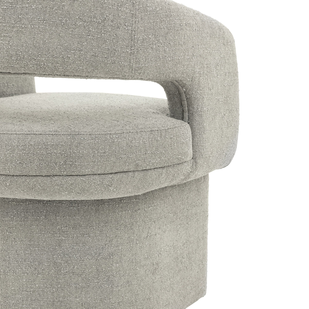 Bodhi Dining Poole Dining Chair Grey Boucle House of Isabella UK