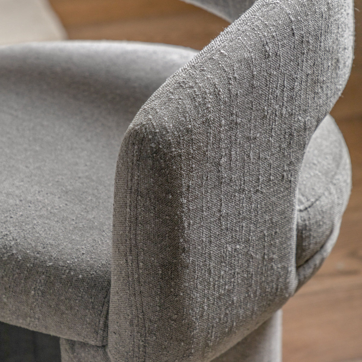 Bodhi Dining Poole Dining Chair Grey Boucle House of Isabella UK