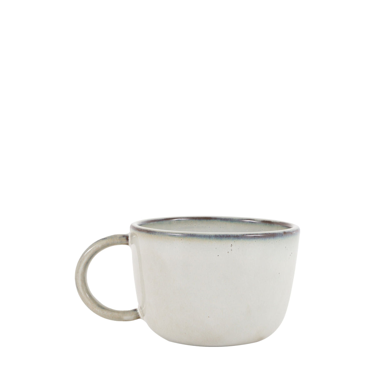 Bodhi Dining Reactive Glaze Mug Dove Grey 4pk House of Isabella UK