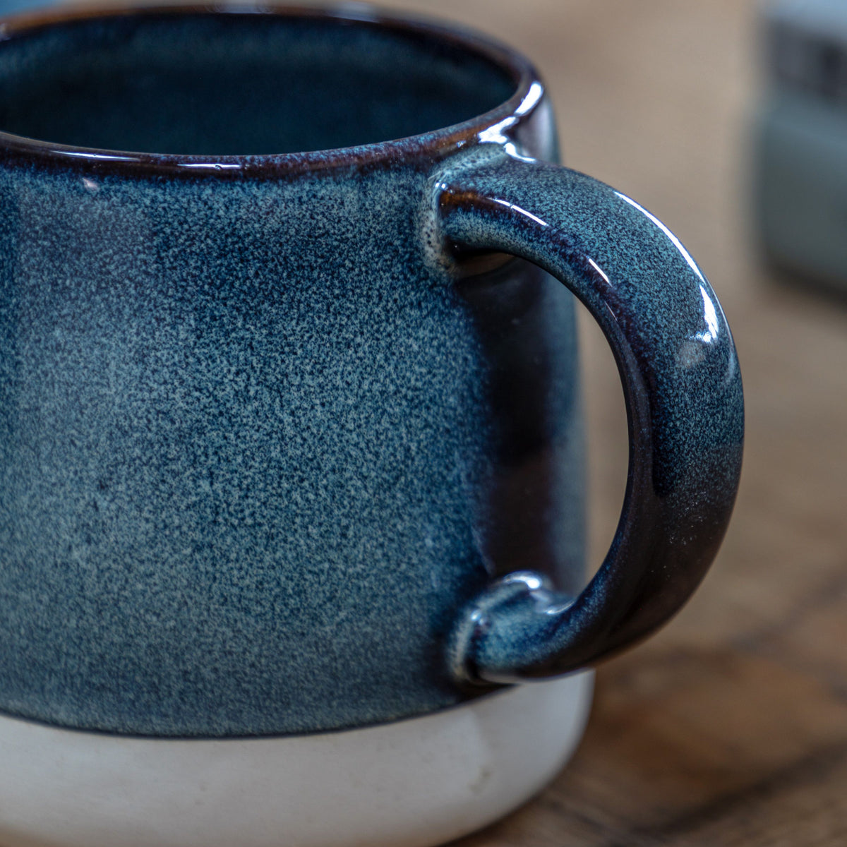 Bodhi Dining Reactive Glaze Mug Ink Blue 4pk House of Isabella UK