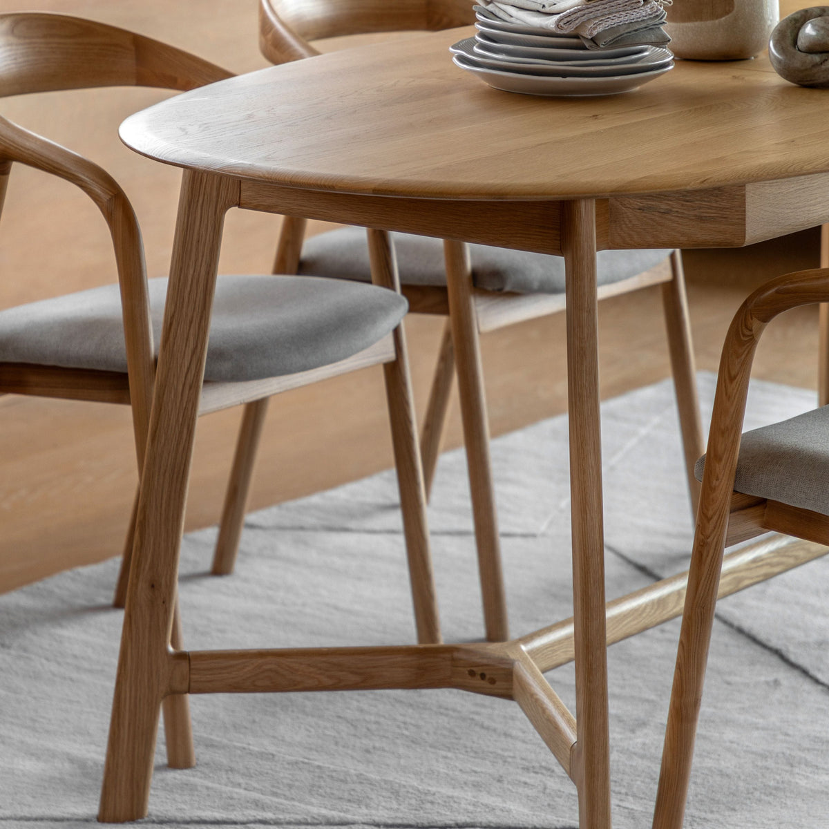 Bodhi Dining Realo Extending Dining Table Oak House of Isabella UK