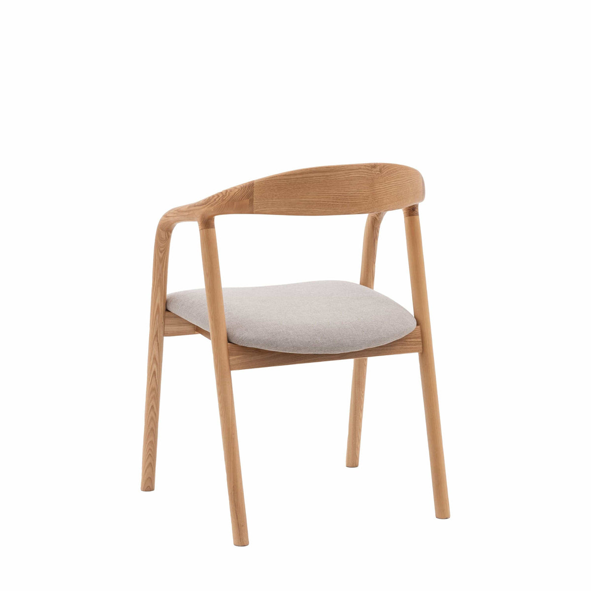 Bodhi Dining Realo Upholstered Dining Chair Oak 2pk House of Isabella UK