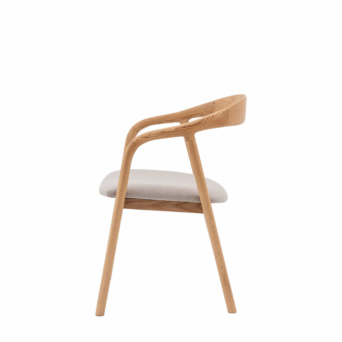 Bodhi Dining Realo Upholstered Dining Chair Oak 2pk House of Isabella UK