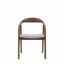 Bodhi Dining Realo Upholstered Dining Chair Walnut 2pk House of Isabella UK
