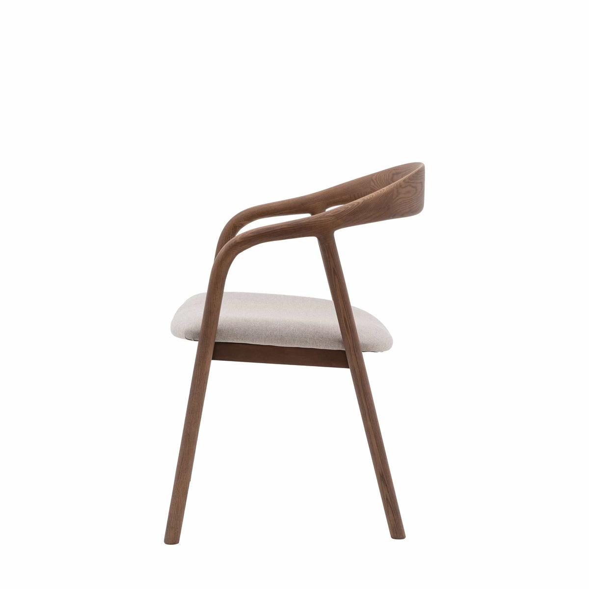 Bodhi Dining Realo Upholstered Dining Chair Walnut 2pk House of Isabella UK