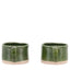 Bodhi Dining Rustic Mug Green 4pk House of Isabella UK