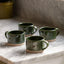 Bodhi Dining Rustic Mug Green 4pk House of Isabella UK