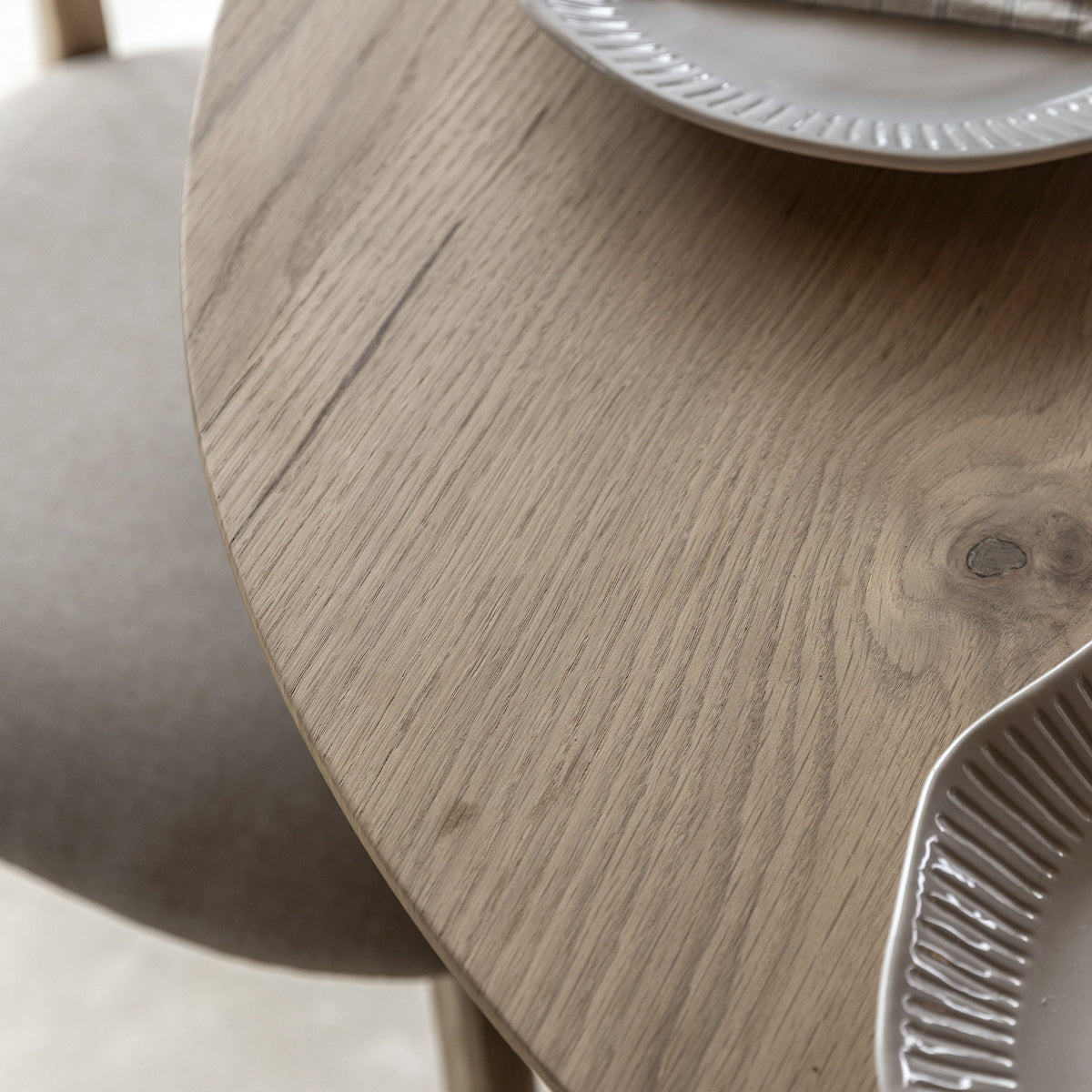 Tellisford Round Dining Table Natural 110x750x110mm.