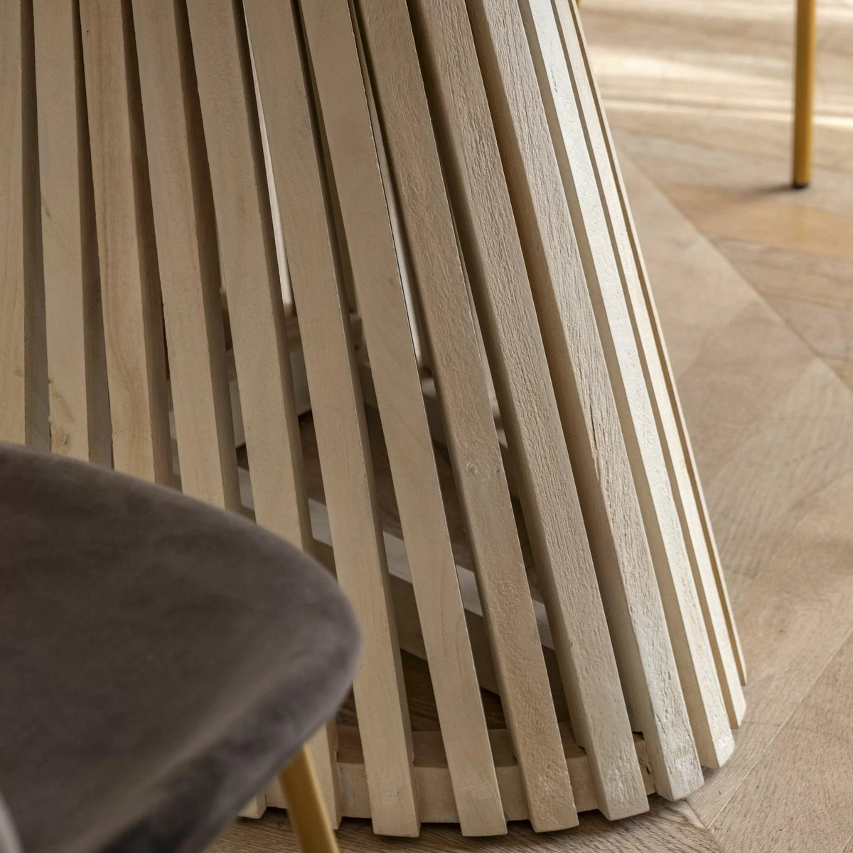 Woodrow Oval Dining Table 2000x1000x760mm.