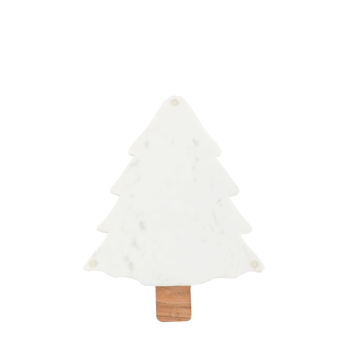 Bodhi Gifts & Hampers Christmas Tree Serving Platter Marble House of Isabella UK