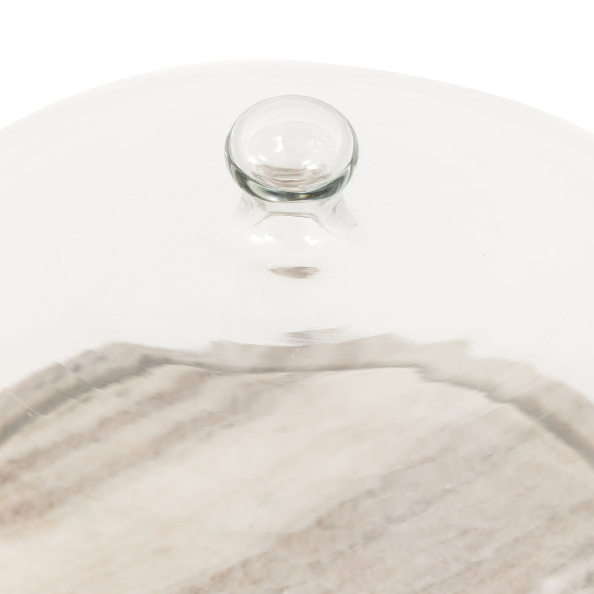Bodhi Gifts & Hampers Novi Cake Dome Beige Marble House of Isabella UK