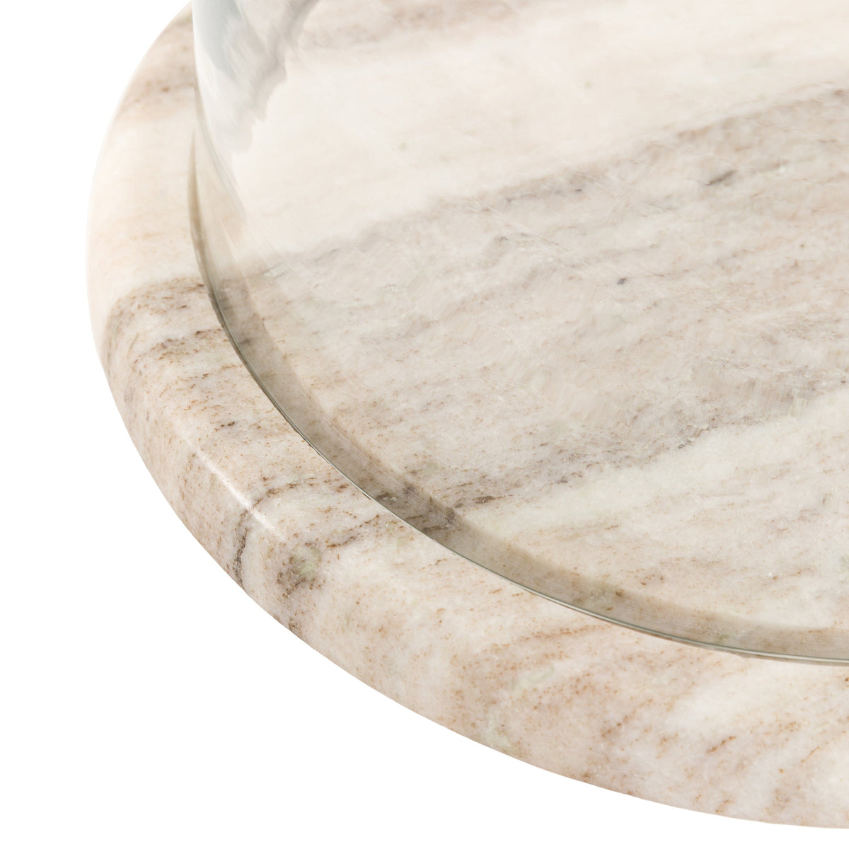 Bodhi Gifts & Hampers Novi Cake Dome Beige Marble House of Isabella UK
