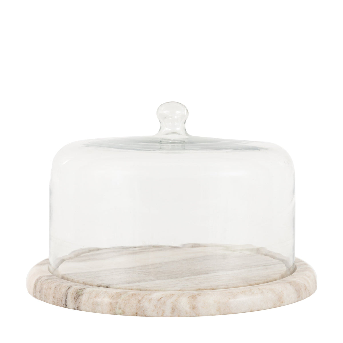Bodhi Gifts & Hampers Novi Cake Dome Beige Marble House of Isabella UK