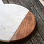 Bodhi Gifts & Hampers Novi Round Cheese Board White Marble House of Isabella UK