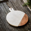 Bodhi Gifts & Hampers Novi Round Cheese Board White Marble House of Isabella UK