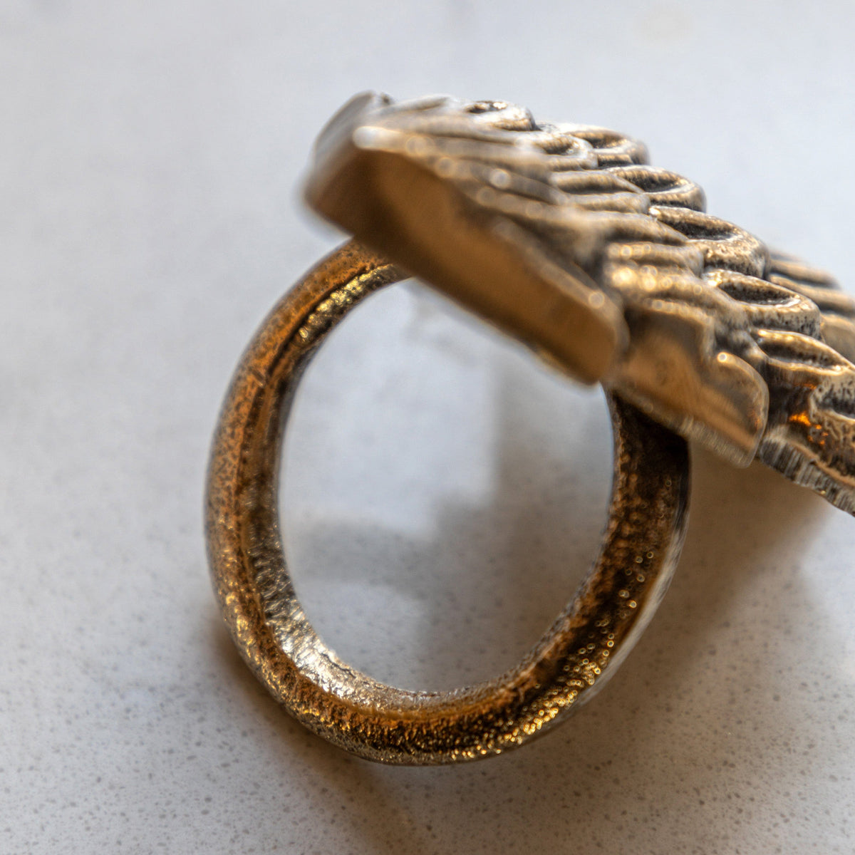 Bodhi Gifts & Hampers Xmas Tree Napkin Ring Gold 4pk House of Isabella UK