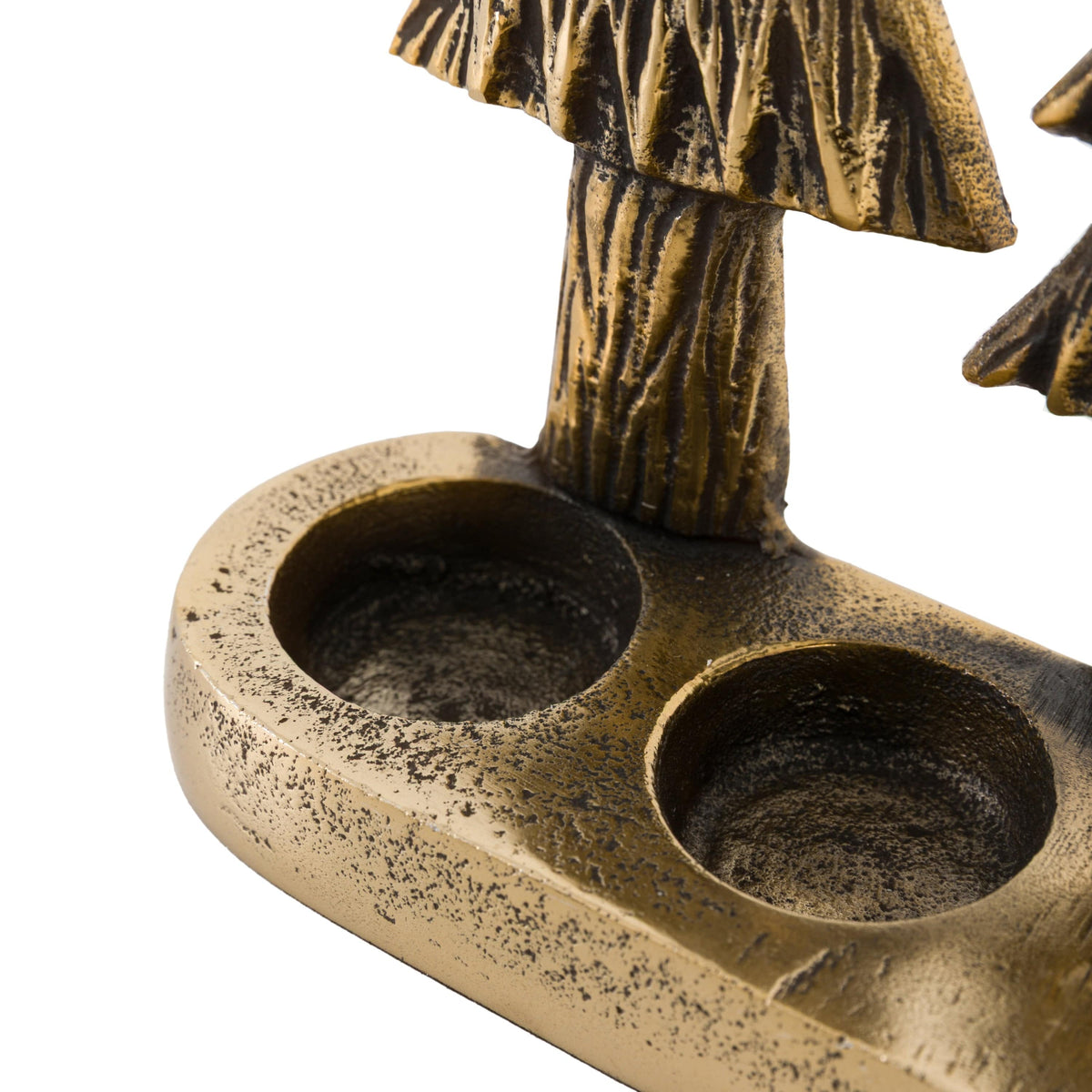 Bodhi Gifts & Hampers Xmas Tree Tealight Holder Gold House of Isabella UK