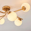 Bodhi Lighting Aaron Ceiling Light Brushed Aged Brass House of Isabella UK