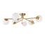 Bodhi Lighting Aaron Ceiling Light Brushed Aged Brass House of Isabella UK
