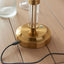 Bodhi Lighting Adam Rechargeable Table Lamp Brushed Aged Brass House of Isabella UK