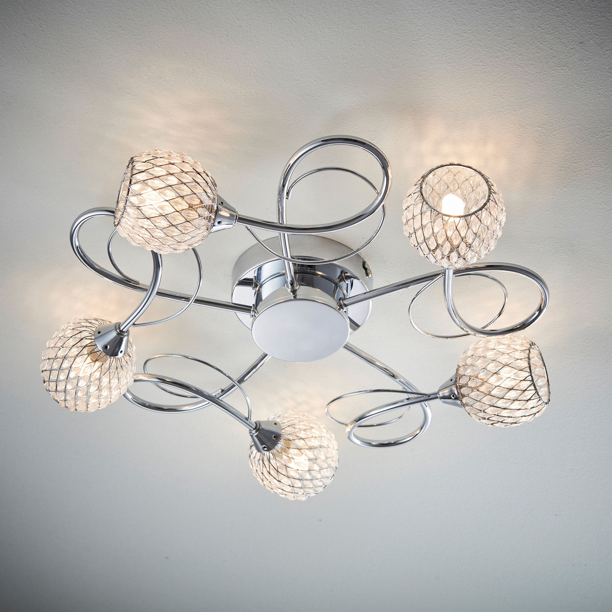Aherne 5 Ceiling Lamp ChRoman.