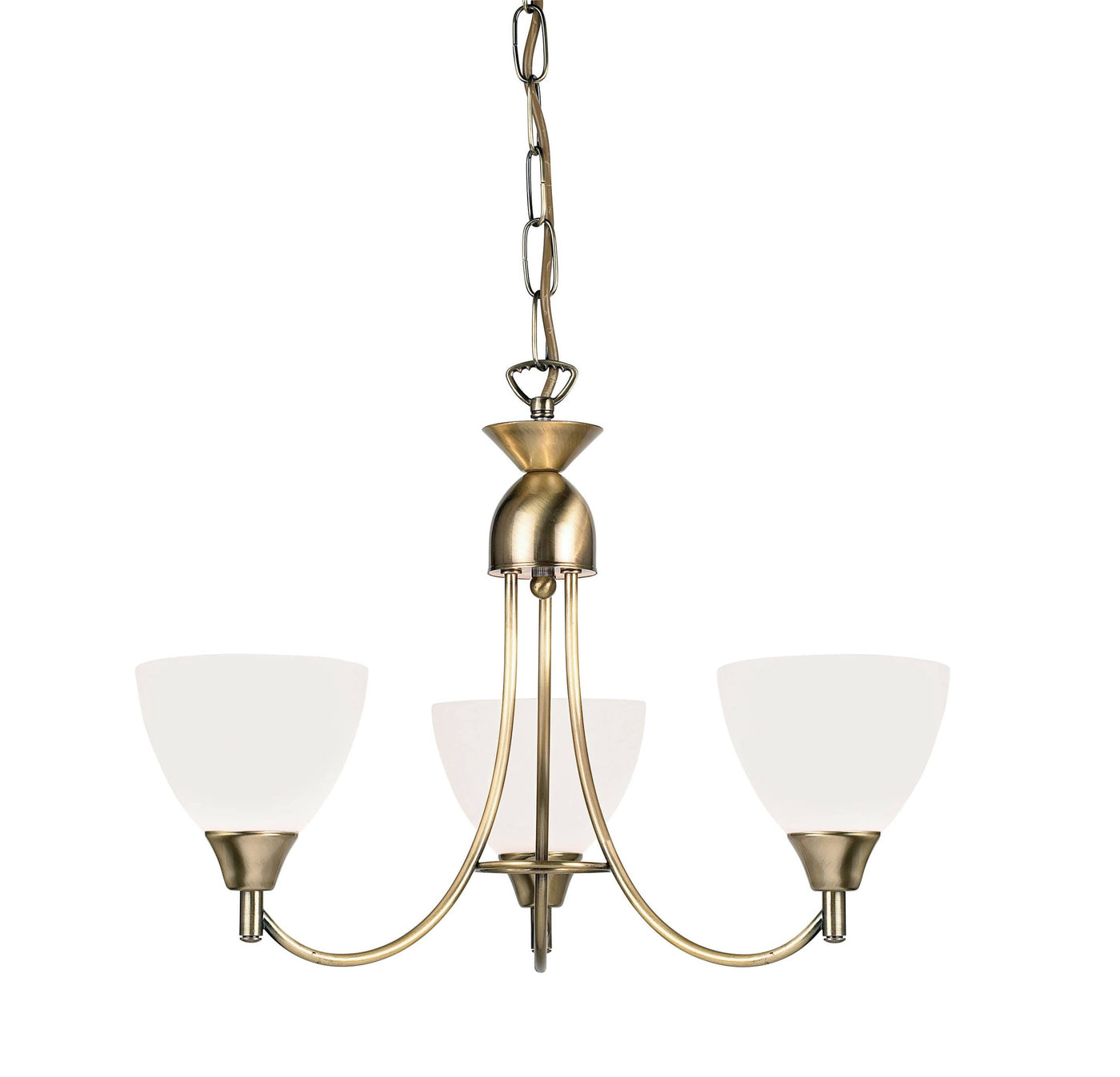 Bodhi Lighting Amalveor 3 Pendant Light Antique Brass House of Isabella UK