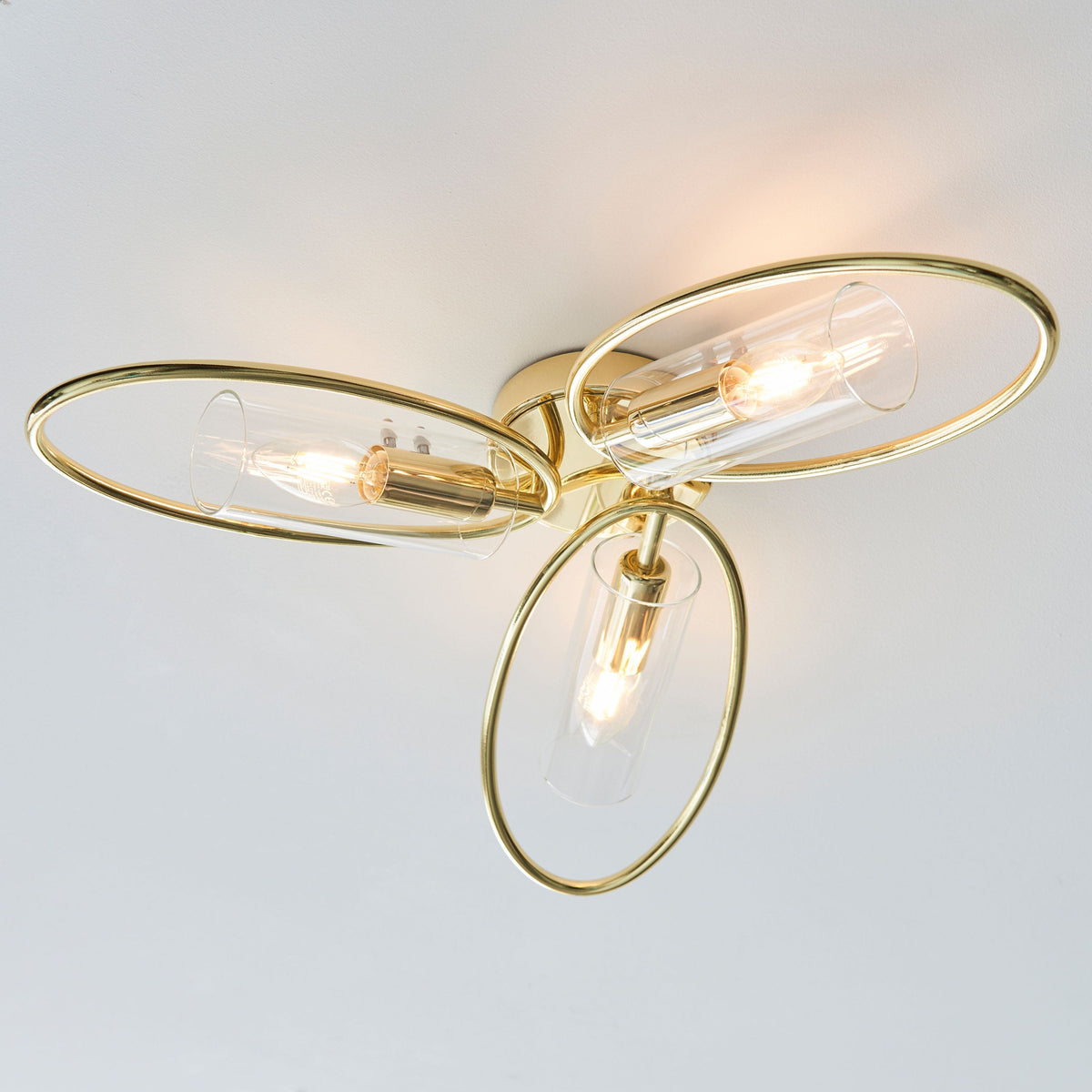 Ammanford Ceiling Light - Brass.