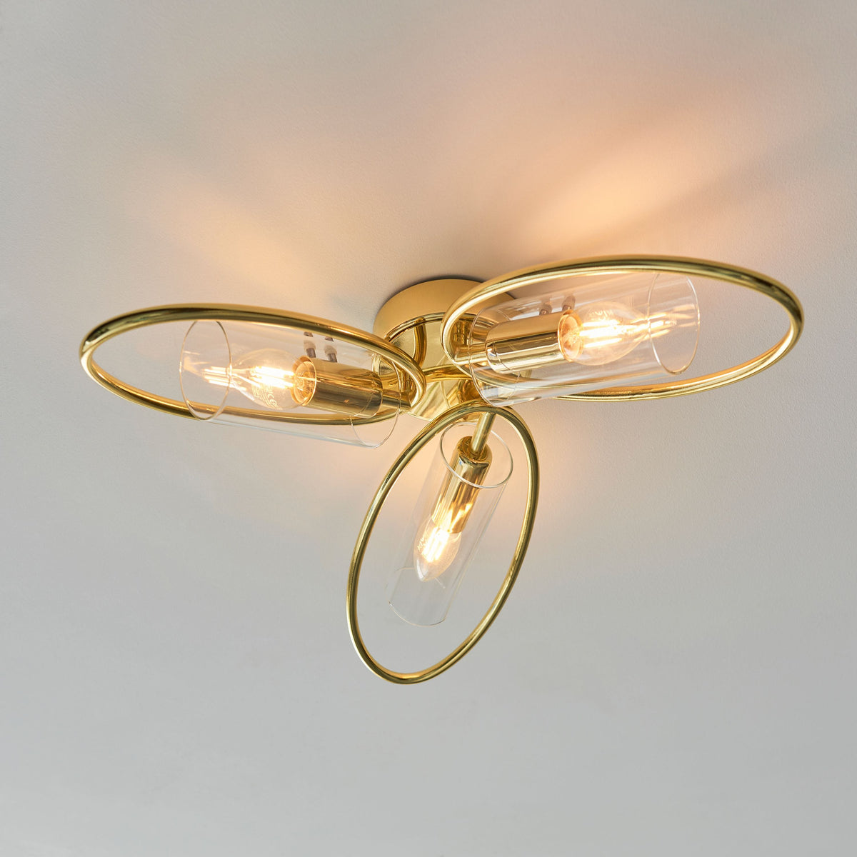 Ammanford Ceiling Light - Brass.