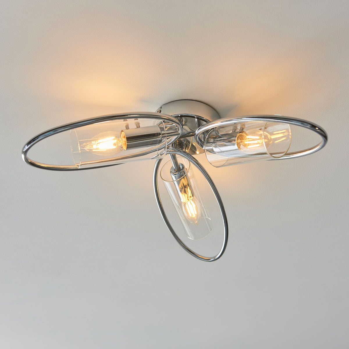 Ammanford Ceiling Light - Chrome.