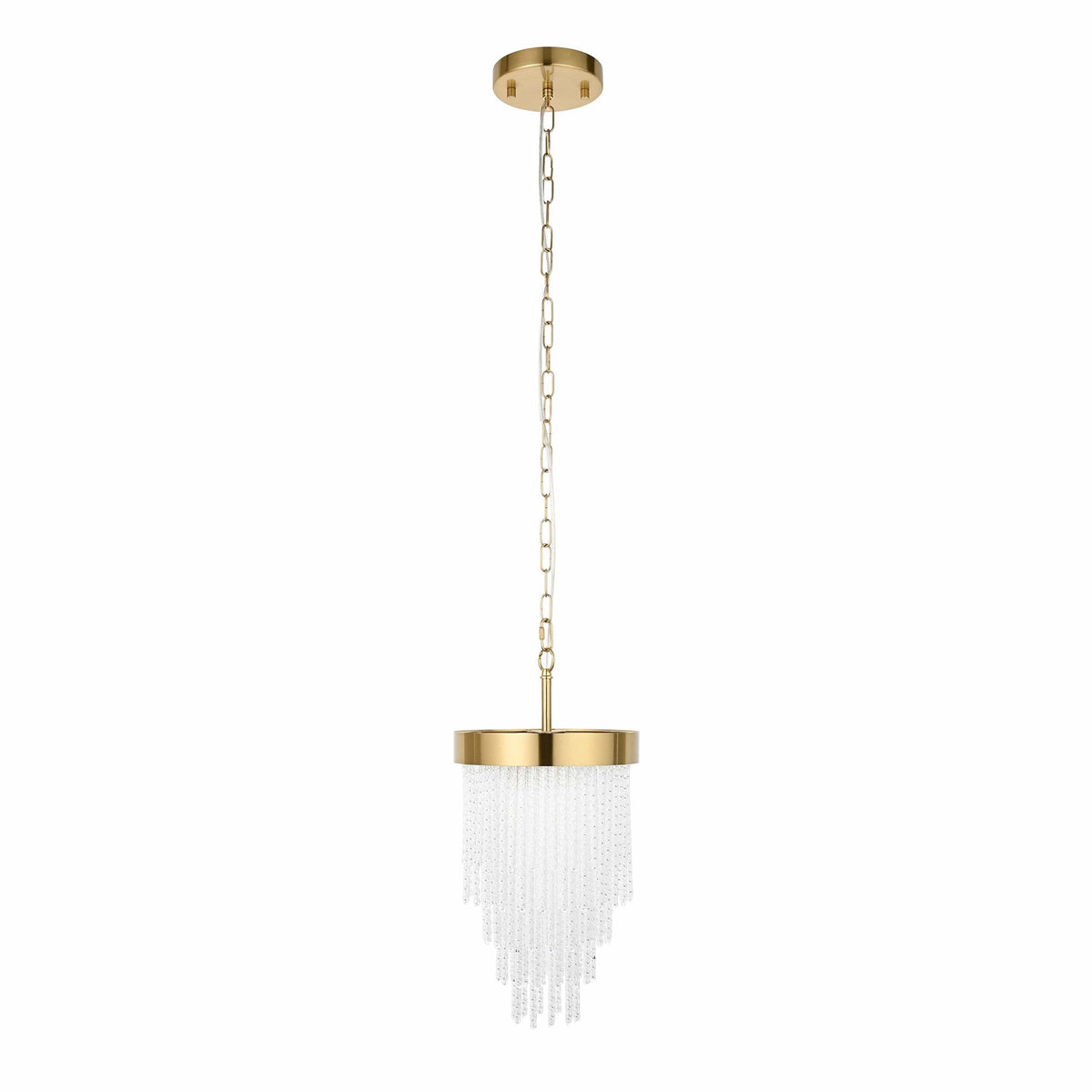 Bodhi Lighting Anistoria 1 Pendant Light Brushed Aged Brass House of Isabella UK