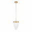Bodhi Lighting Anistoria 1 Pendant Light Brushed Aged Brass House of Isabella UK