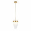 Bodhi Lighting Anistoria 1 Pendant Light Brushed Aged Brass House of Isabella UK
