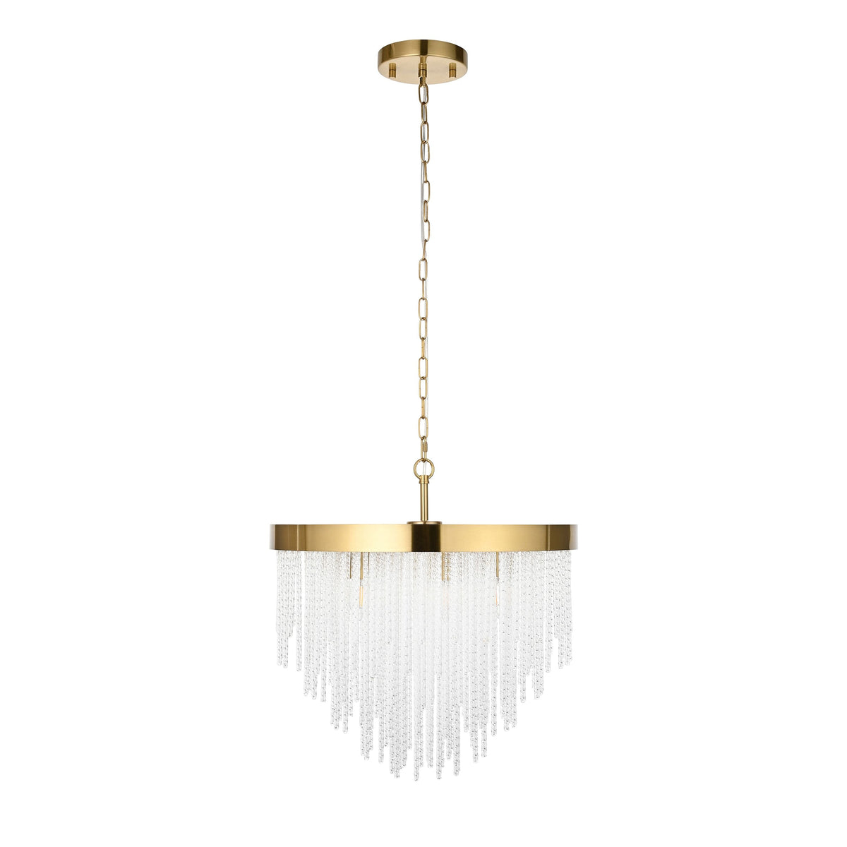 Bodhi Lighting Anistoria 5 Pendant Light Brushed Aged Brass House of Isabella UK