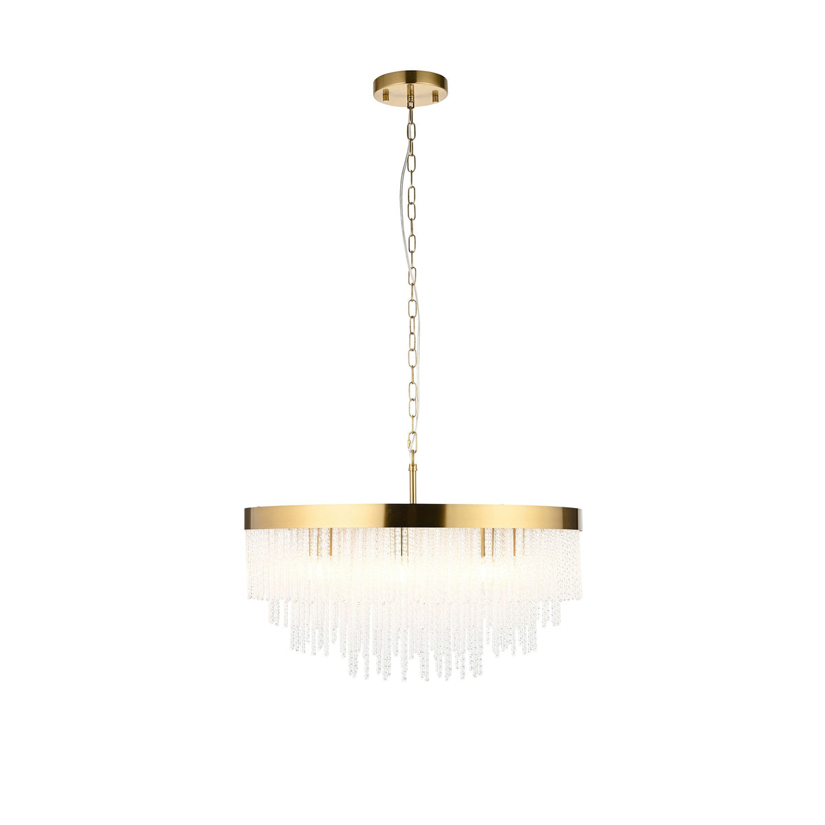 Bodhi Lighting Anistoria Grand 9 Pendant Light Brushed Aged Brass House of Isabella UK