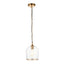 Bodhi Lighting Ashcroft 1 Pendant Light Brushed Aged Brass House of Isabella UK