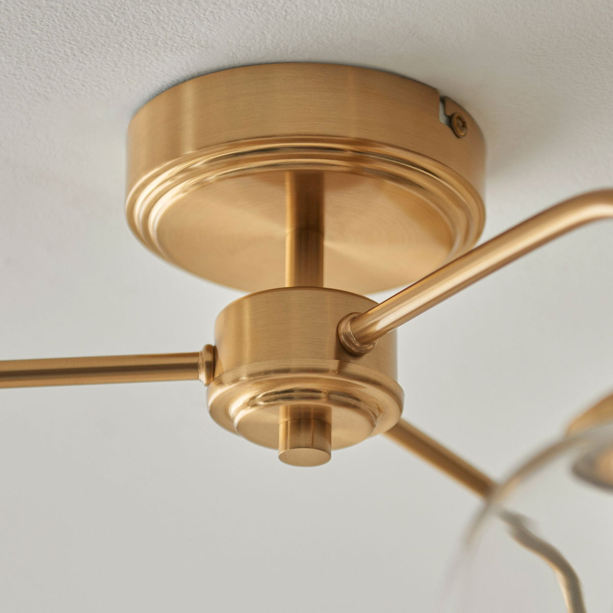 Bodhi Lighting Ashcroft Ceiling 3 Light Brushed Aged Brass House of Isabella UK