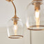 Bodhi Lighting Ashcroft Ceiling 3 Light Brushed Aged Brass House of Isabella UK