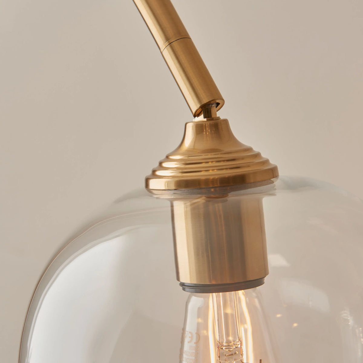 Bodhi Lighting Ashcroft Floor Light Brushed Aged Brass House of Isabella UK