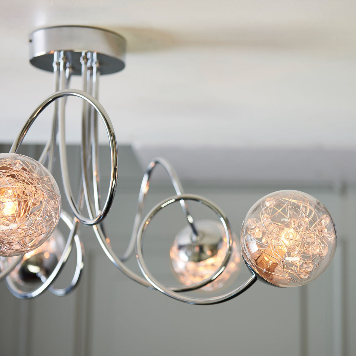 Attleborough 6 Ceiling Light.