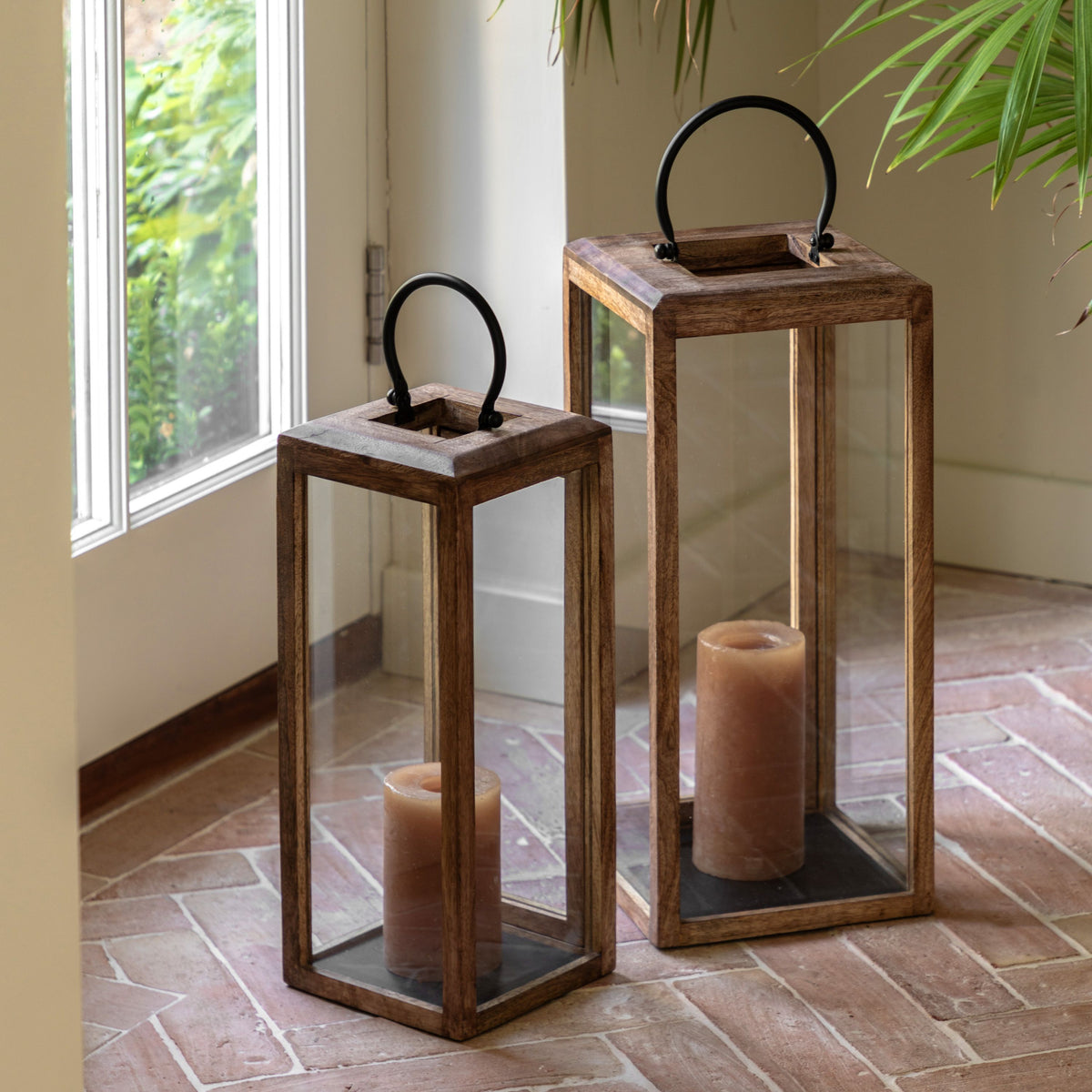 Bodhi Lighting Ayna Wooden Lantern Small House of Isabella UK