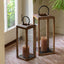 Bodhi Lighting Ayna Wooden Lantern Small House of Isabella UK