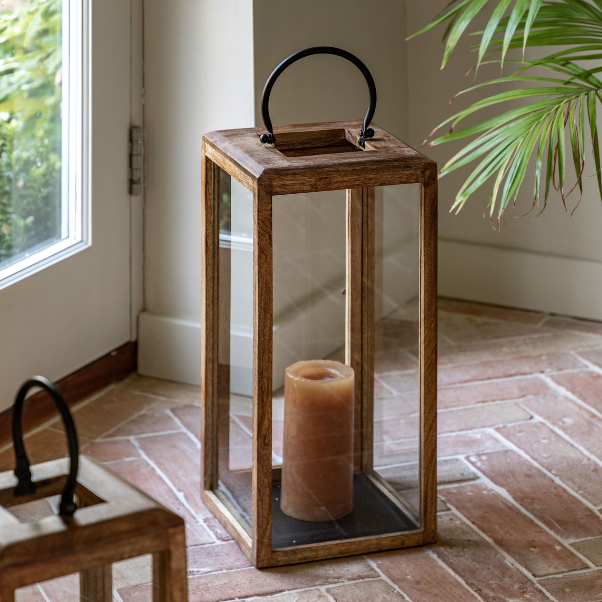 Bodhi Lighting Ayna Wooden Lantern Small House of Isabella UK