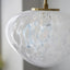 Bali 1 Pendant Light Satin Brass.