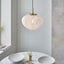 Bali 1 Pendant Light Satin Brass.