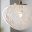Bali 1 Pendant Light Satin Brass.