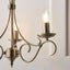 Bodhi Lighting Bearanise 3 Pendant Light Antique Brass House of Isabella UK