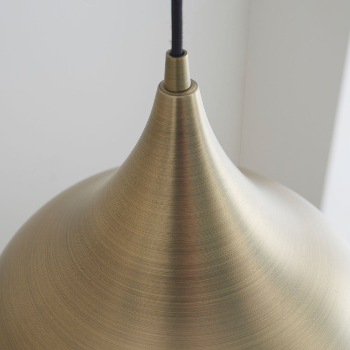 Beeston Pendant Light Antique Brass.