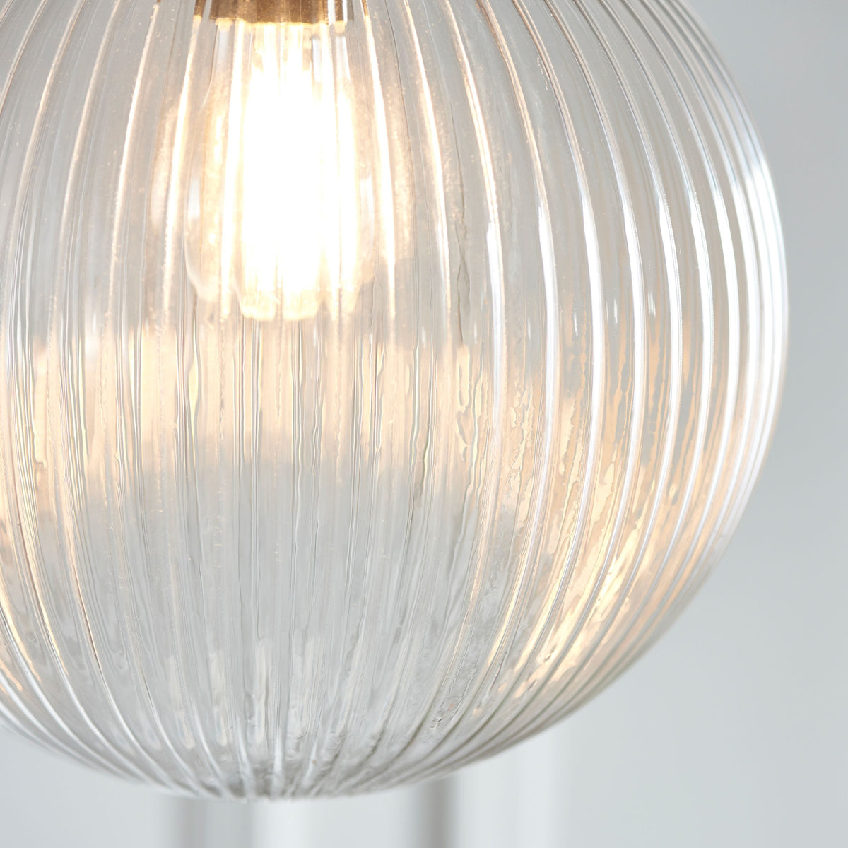 Belle Pendant Light Clear Glass Small.