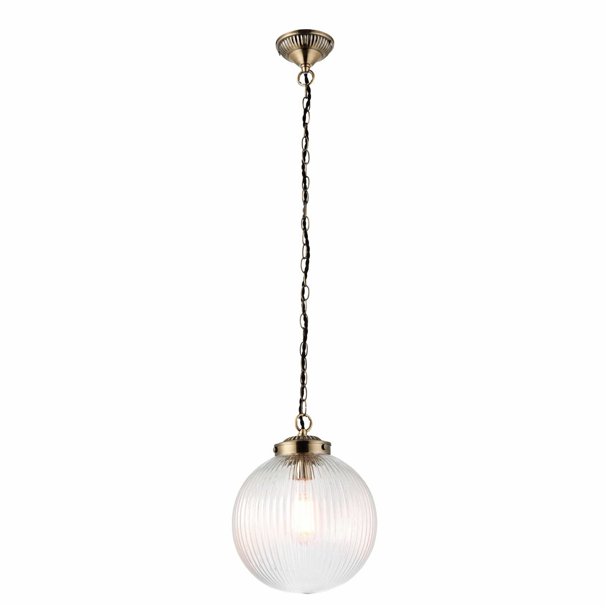 Belle Pendant Light Clear Glass Small.
