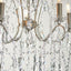 Berkeley 5 Pendant Light Aged Silver.